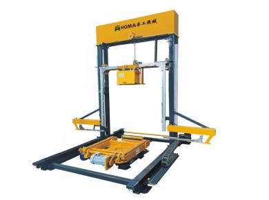 Cement brick automatic baler
